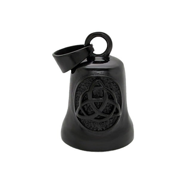 Trinity Knot Guardian Bell - BLACK -Walters Motorcycle Wear Australia