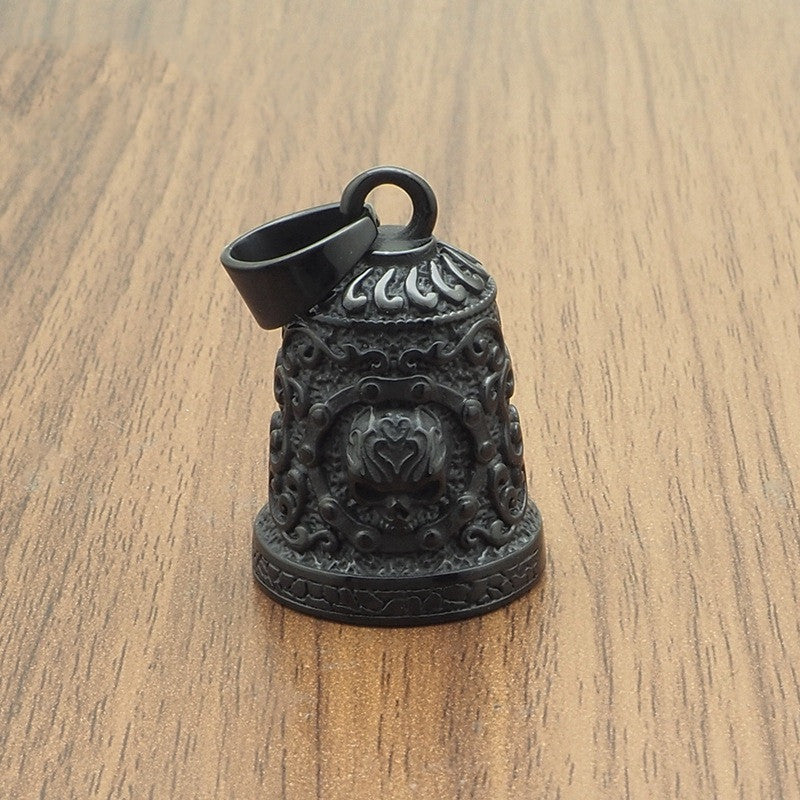 Skull & Chain - Decorative -BLACK Guardian Bell - Walters Motorcycle Wear Australia