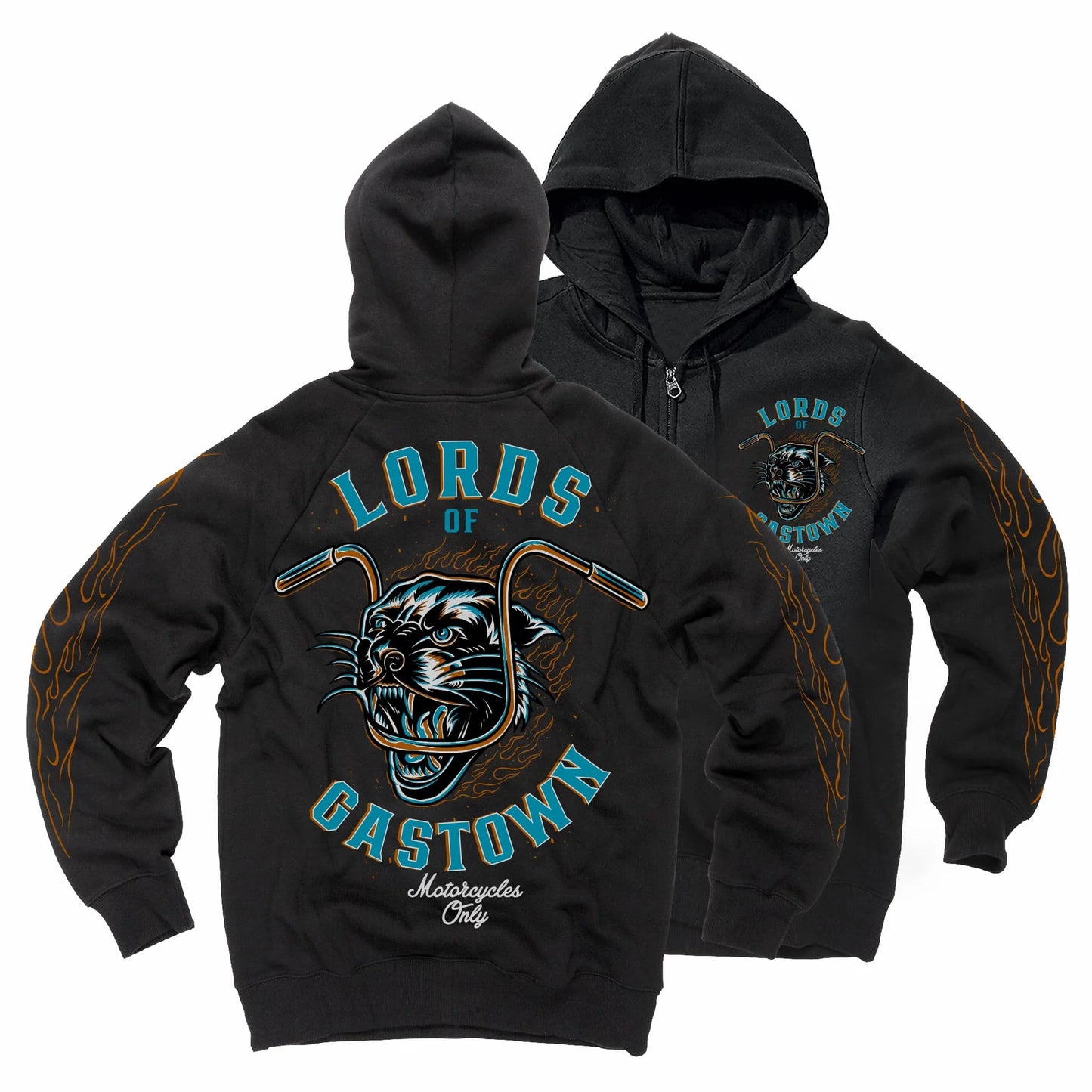 Gastown Wild Zip Up Hoodie - Lords Of Gastown Australia