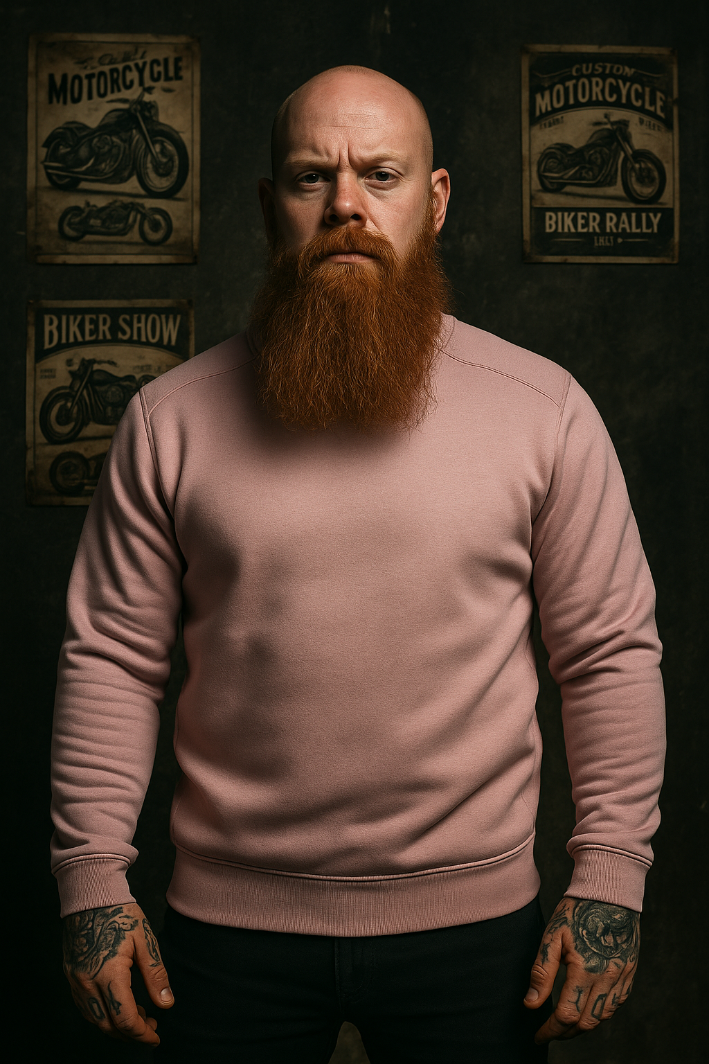 (PRE-ORDER) DUSTY PINK - The Phantom – Armored Pullover T-Shirt - Walters Motorcycle Wear Australia