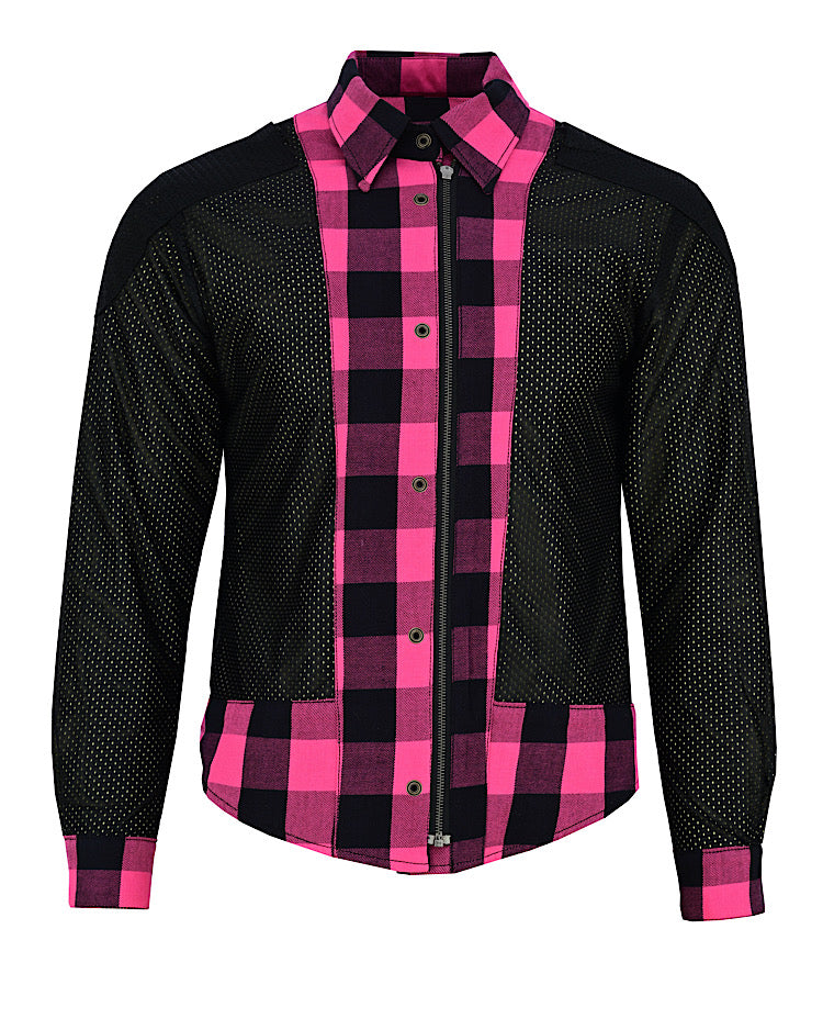 (PRE-ORDER) The Valkyrie - Women’s Motorcycle KEVLAR Flannel Shirt- Walters Motorcycle Wear Australia