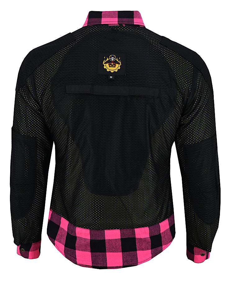 (PRE-ORDER) The Valkyrie - Women’s Motorcycle KEVLAR Flannel Shirt- Walters Motorcycle Wear Australia