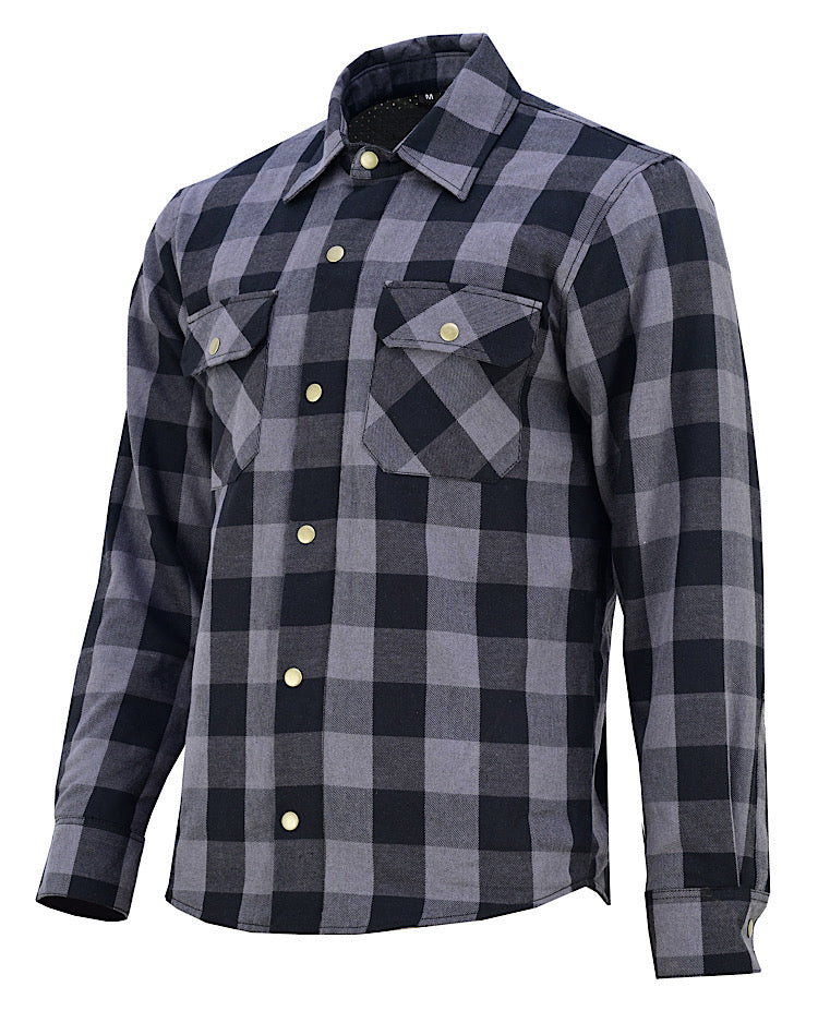 (PRE-ORDER) The Reaper - Men’s Motorcycle Flannel Shirt - Walters Motorcycle Wear Australia