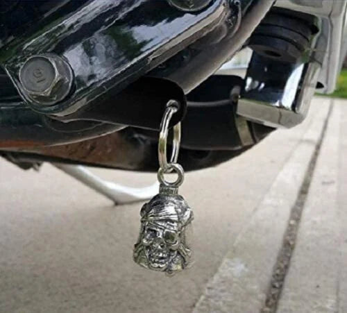"Live to Ride, Ride to Live" Skull with Flames - Guardian Bell – Walters Motorcycle Wear Australia