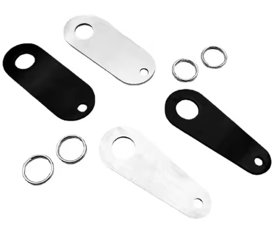 Stainless Steel Chrome Guardian Bell Hanger for Motorcycles - Silver Tapering Bracket