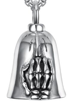 Silver Middle Finger Guardian Bell – Walters Motorcycle Wear Australia