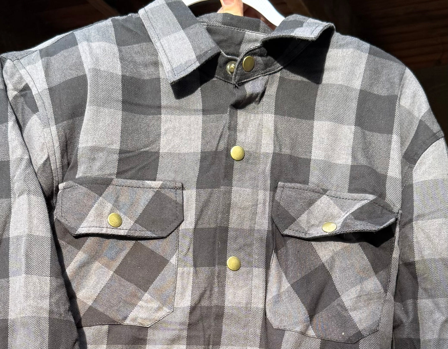 The Reaper - Men’s Motorcycle Flannel Shirt - Walters Motorcycle Wear Australia
