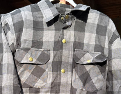 The Reaper - Men’s Motorcycle Flannel Shirt - Walters Motorcycle Wear Australia