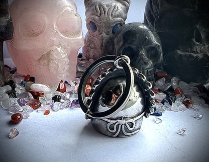 Indian Skull Guardian Bell - BLUE - Walters Motorcycle Wear Australia