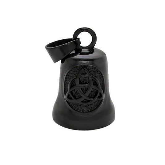Trinity Knot Guardian Bell - BLACK -Walters Motorcycle Wear Australia
