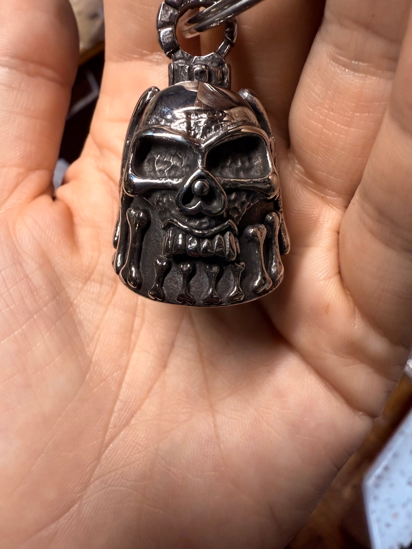 Bones Guardian Bell XL- SILVER -Walters Motorcycle Wear Australia
