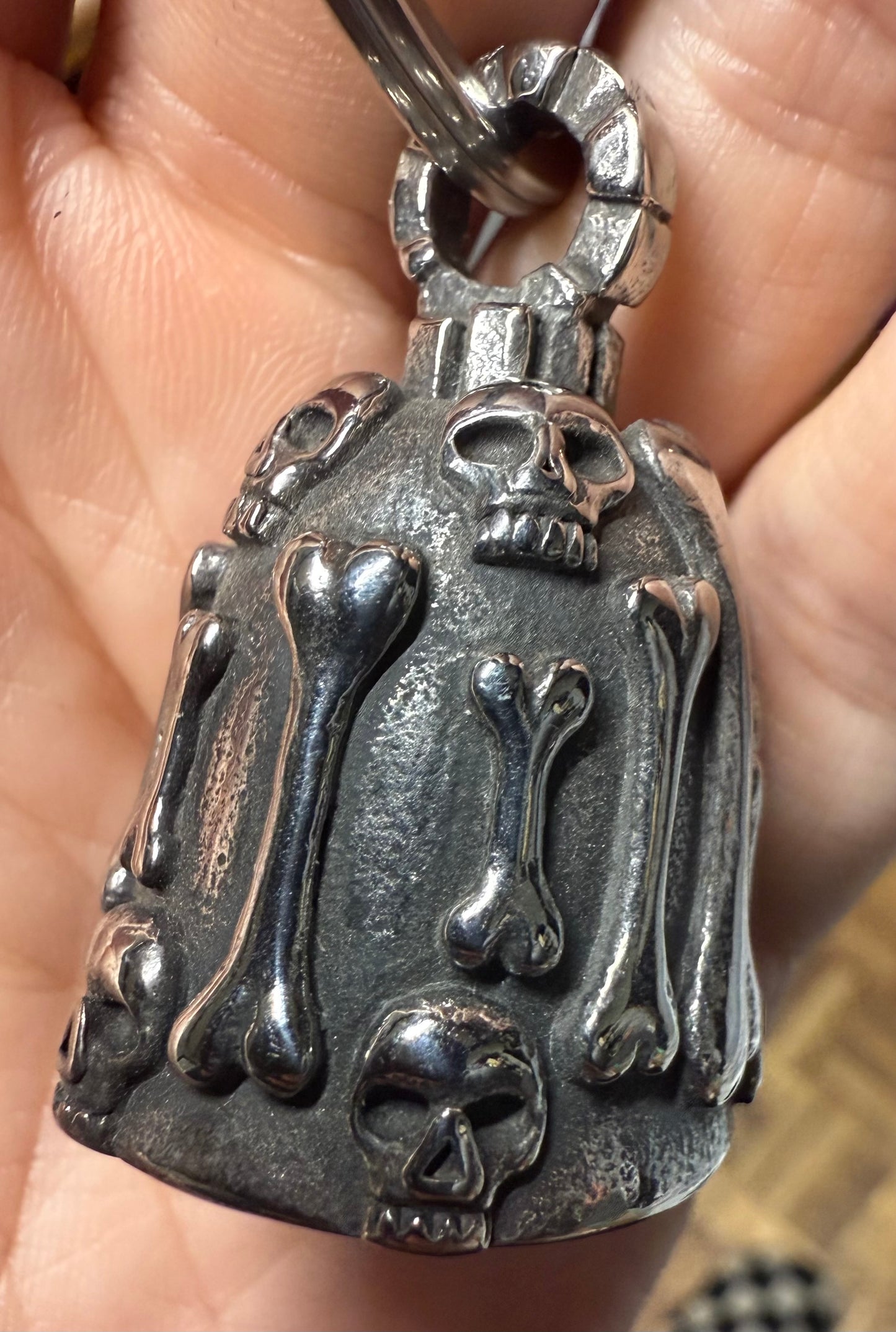Bones Guardian Bell XL- SILVER -Walters Motorcycle Wear Australia