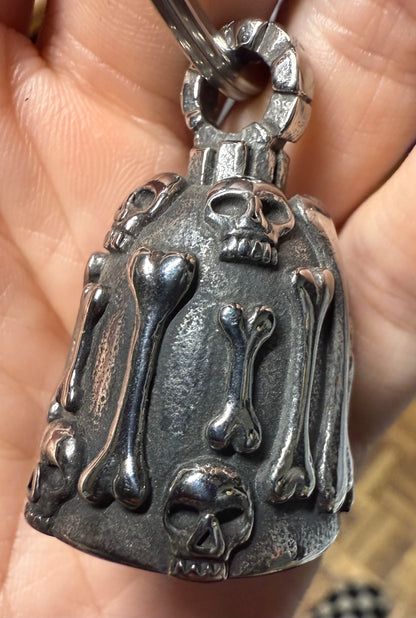 Bones Guardian Bell XL- SILVER -Walters Motorcycle Wear Australia
