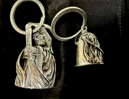 Grim Reaper Guardian Bell - SILVER - Walters Motorcycle Wear Australia