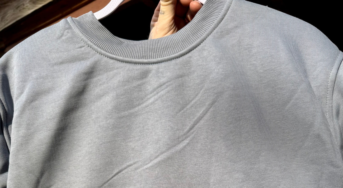 GREY - The Phantom – Armored Pullover T-Shirt - Walters Motorcycle Wear Australia