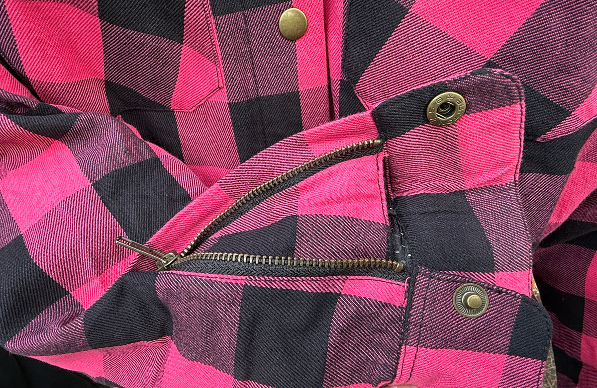The Valkyrie - Women’s Motorcycle KEVLAR Flannel Shirt- Walters Motorcycle Wear Australia