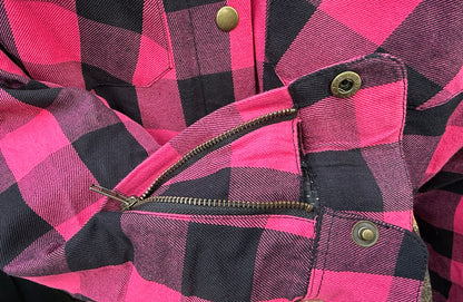 The Valkyrie - Women’s Motorcycle KEVLAR Flannel Shirt- Walters Motorcycle Wear Australia