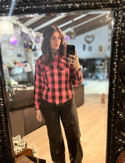 (PRE-ORDER) The Valkyrie - Women’s Motorcycle KEVLAR Flannel Shirt- Walters Motorcycle Wear Australia