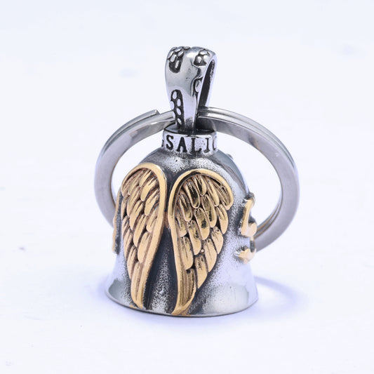 GOLD Angel Wings/Satan Hornes - A & S – Guardian Bell - Walters Motorcycle Wear Australia (Copy)