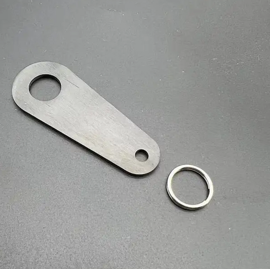 Stainless Steel Chrome Guardian Bell Hanger for Motorcycles - Silver Tapering Bracket