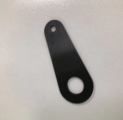 BLACK  Stainless Steel Chrome Guardian Bell Hanger for Motorcycles - Tapering Bracket