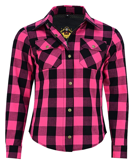 (PRE-ORDER) The Valkyrie - Women’s Motorcycle KEVLAR Flannel Shirt- Walters Motorcycle Wear Australia