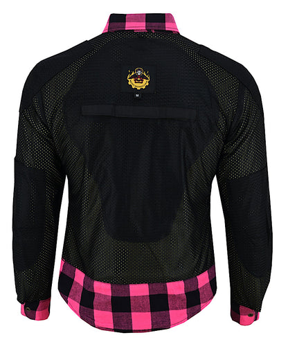 (PRE-ORDER) The Valkyrie - Women’s Motorcycle KEVLAR Flannel Shirt- Walters Motorcycle Wear Australia