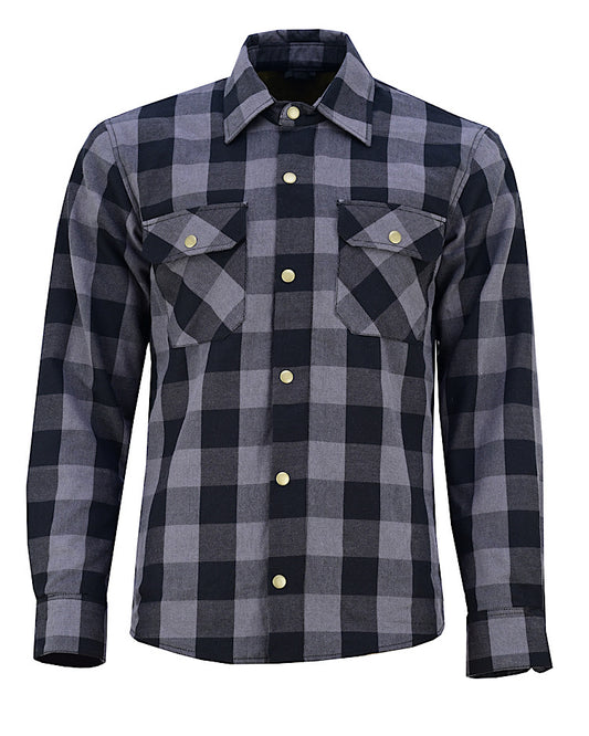 (PRE-ORDER) The Reaper - Men’s Motorcycle Flannel Shirt - Walters Motorcycle Wear Australia