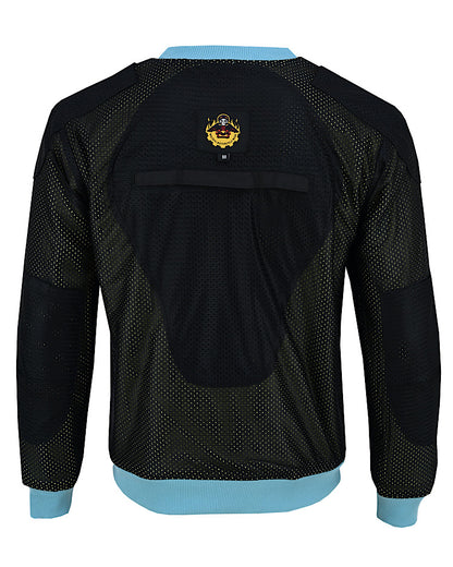 (PRE-ORDER) BLUE- The Phantom – Armored Pullover T-Shirt - Walters Motorcycle Wear Australia
