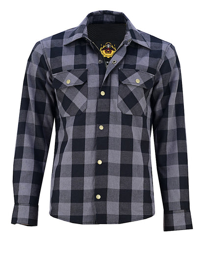 (PRE-ORDER) The Reaper - Men’s Motorcycle Flannel Shirt - Walters Motorcycle Wear Australia