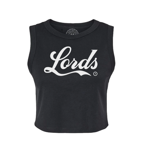 Garage Co. Ribbed Crop Tank - BLACk -Lords Of Gastown Australia