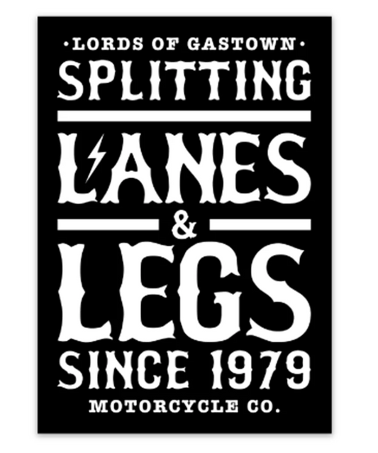 Splitting Lanes & Legs Sticker