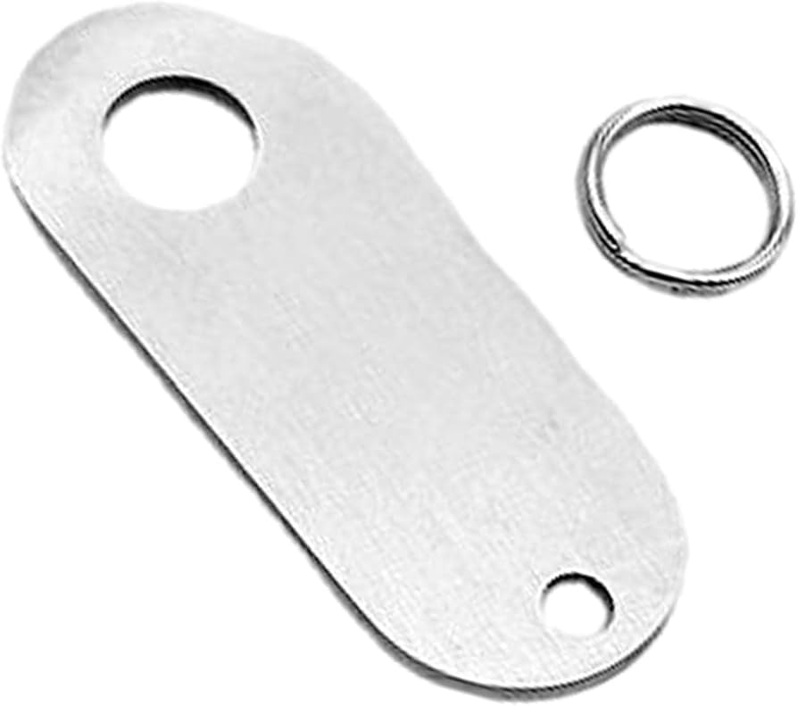 Stainless Steel Chrome Guardian Bell Hanger for Motorcycles - Silver rounded square