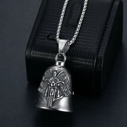 Guardian Bell with Rider and Angel Wings – Protection and Freedom on the Road

Embrace the perfect balance of freedom and protection with the Guardian Bell featuring a person riding a motorcycle with angel wings. This unique design combines the spirit of the open road with divine guidance, symbolizing a rider’s journey toward freedom, while being watched over by the protective wings of an angel. It serves as a powerful reminder that no matter how far or fast you go, you are always under the watchful protect