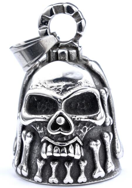 Bones Guardian Bell XL- SILVER -Walters Motorcycle Wear Australia